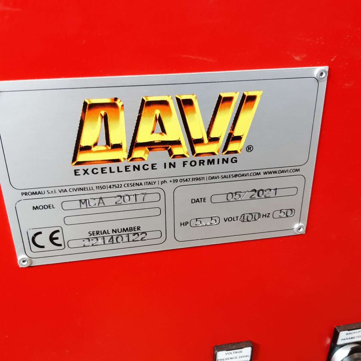 Plåtvals Davi MCA 2017 - Bild 8