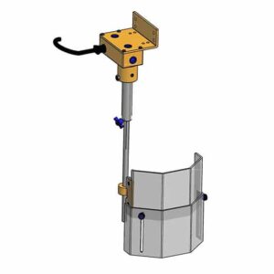 Borrskydd 3TR7CM Dubbelskärm